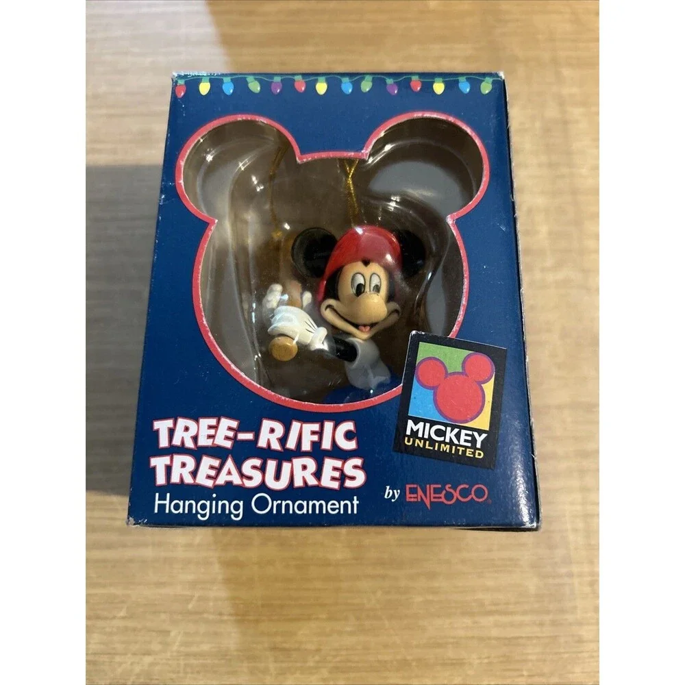 Mickey Unlimited Enesco Tree-Rific Treasures Ornaments (10) Must See!!!!
